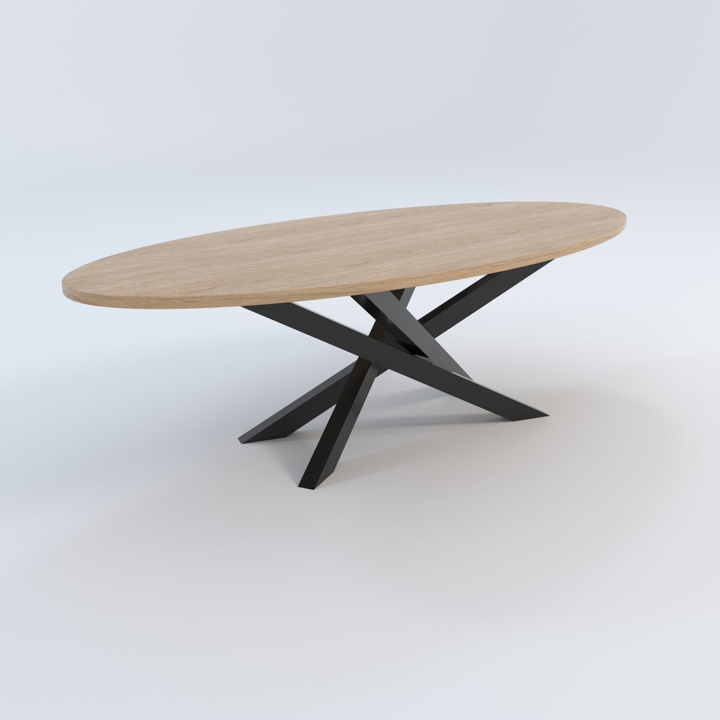 Masă de bucătărie / Living din Stejar Masiv, Standard-Cut OSIRIS- 120CM Lățime