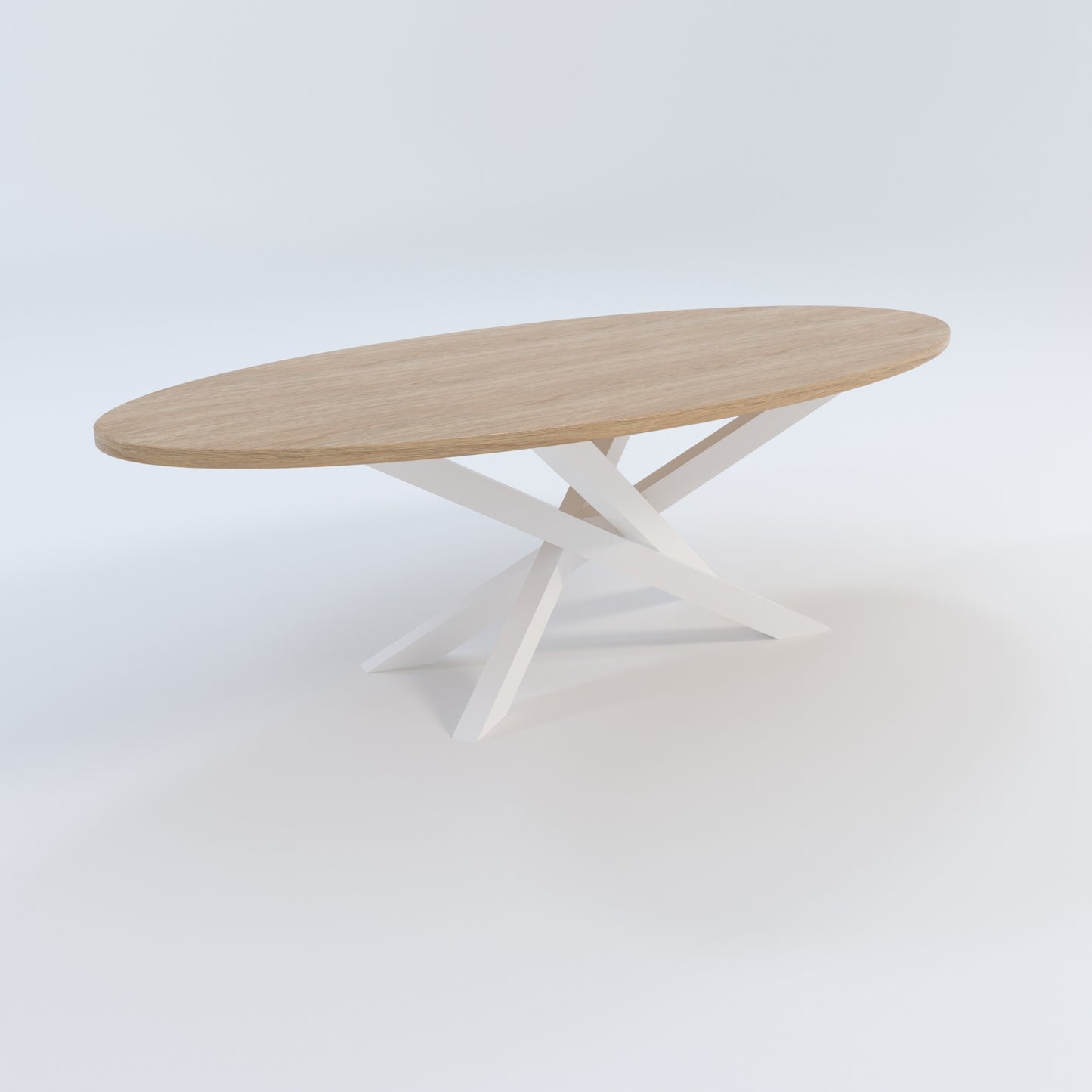 Masă de bucătărie / Living din Stejar Masiv, Standard-Cut OSIRIS- 120CM Lățime