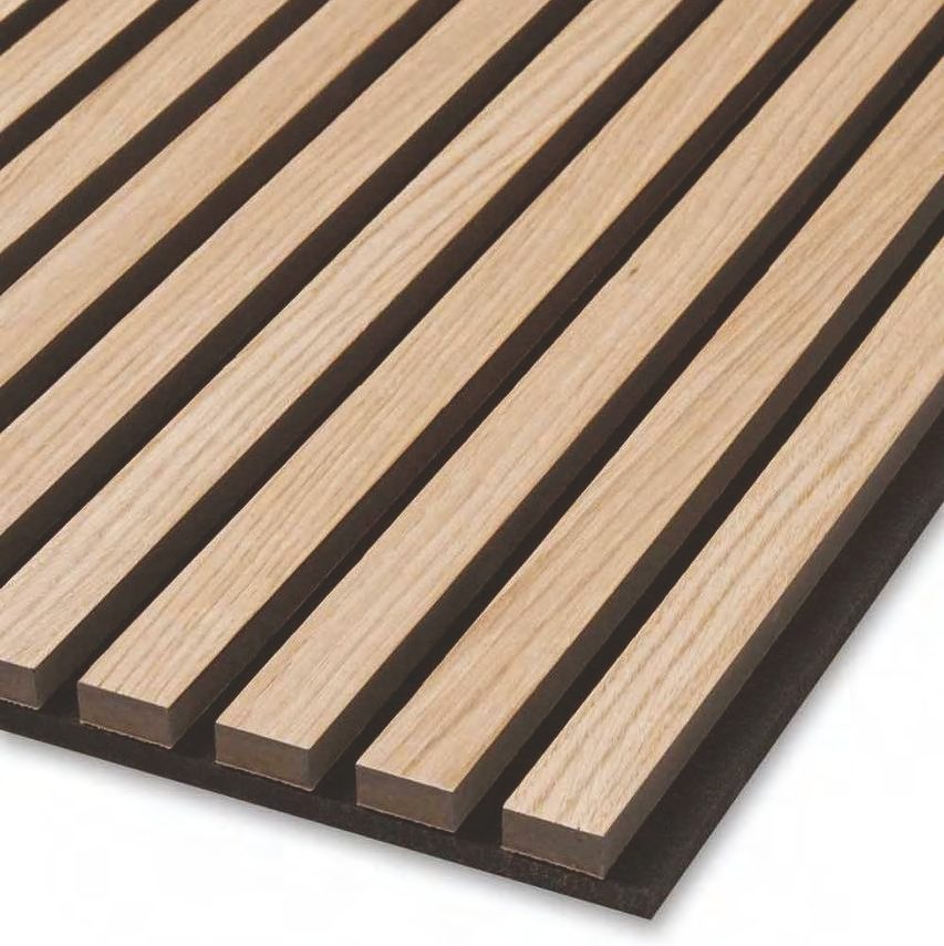 Riflaj MDF 2800 X 50 CM - Panou Riflat Decorativ Finisaj Stejar Natur ...