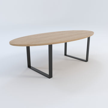 Masă de bucătărie / Living din Stejar Masiv, Standard-Cut ULL- 120CM Lățime