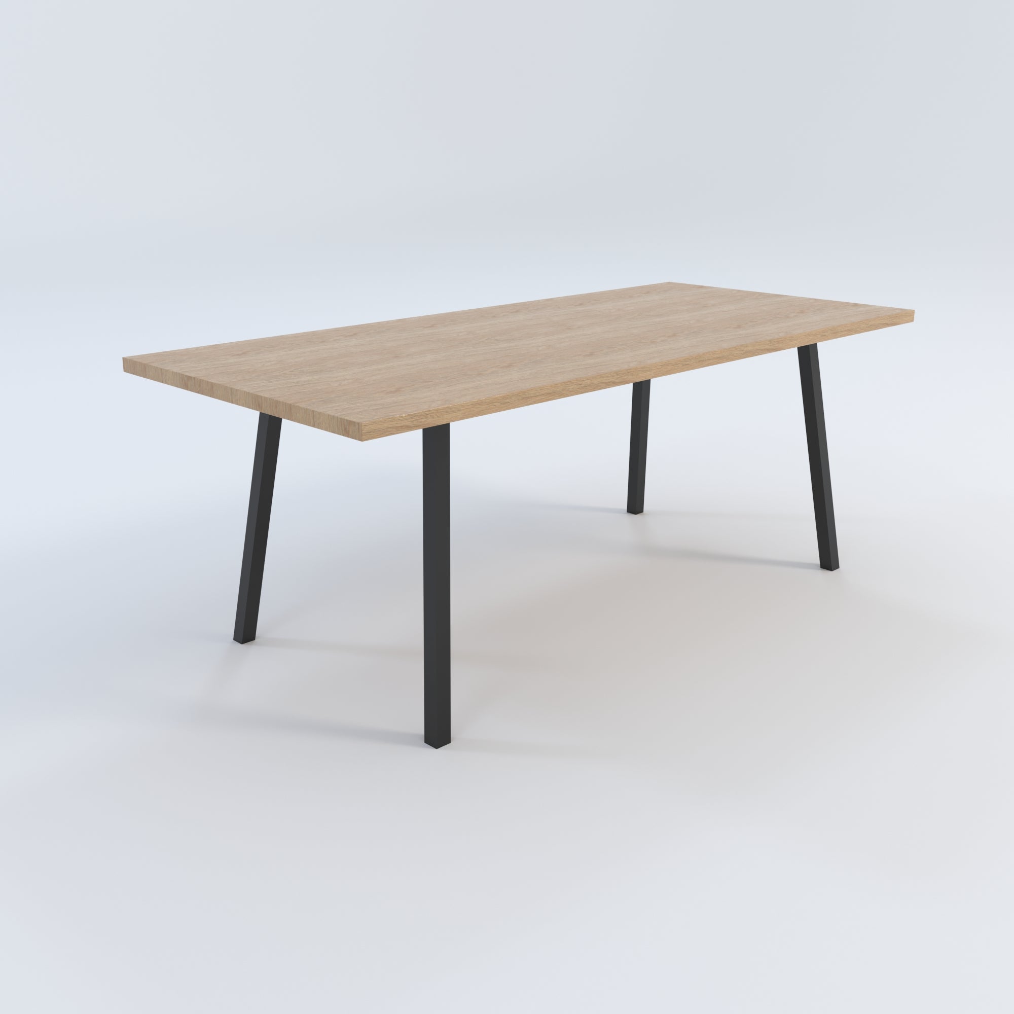 Masă de bucătărie / Living din Stejar Masiv, Standard-Cut A-ran - 100CM Lățime
