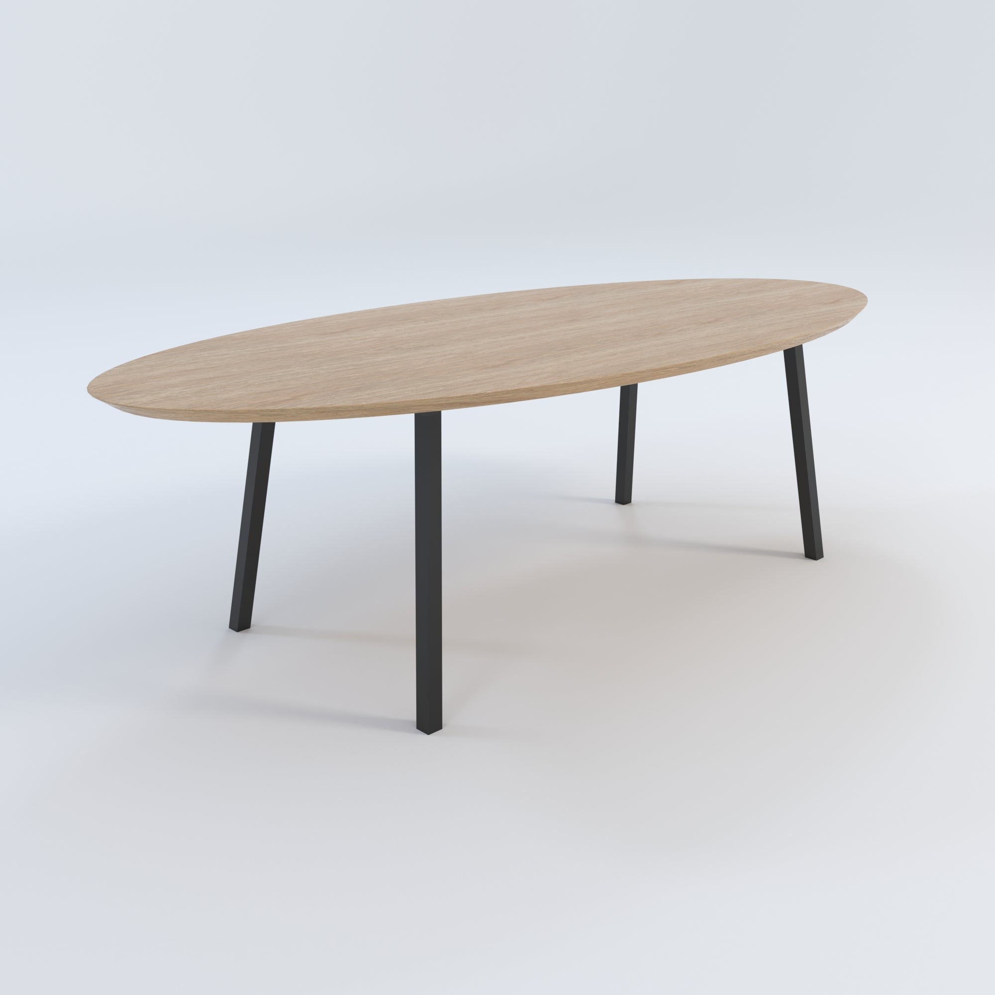 Masă de bucătărie / Living din Lemn Masiv, Round-Cut A-ran - 120CM Lățime (Molid)