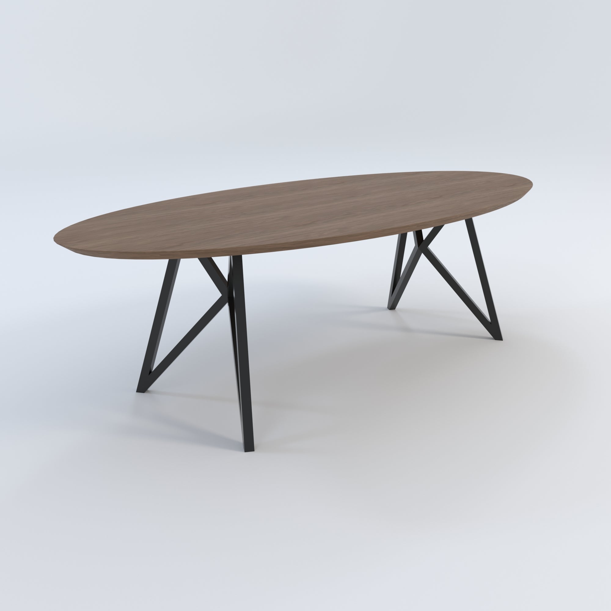 Masă de bucătărie / Living din Lemn Masiv, Round-Cut FREYA - 120CM Lățime (Molid)