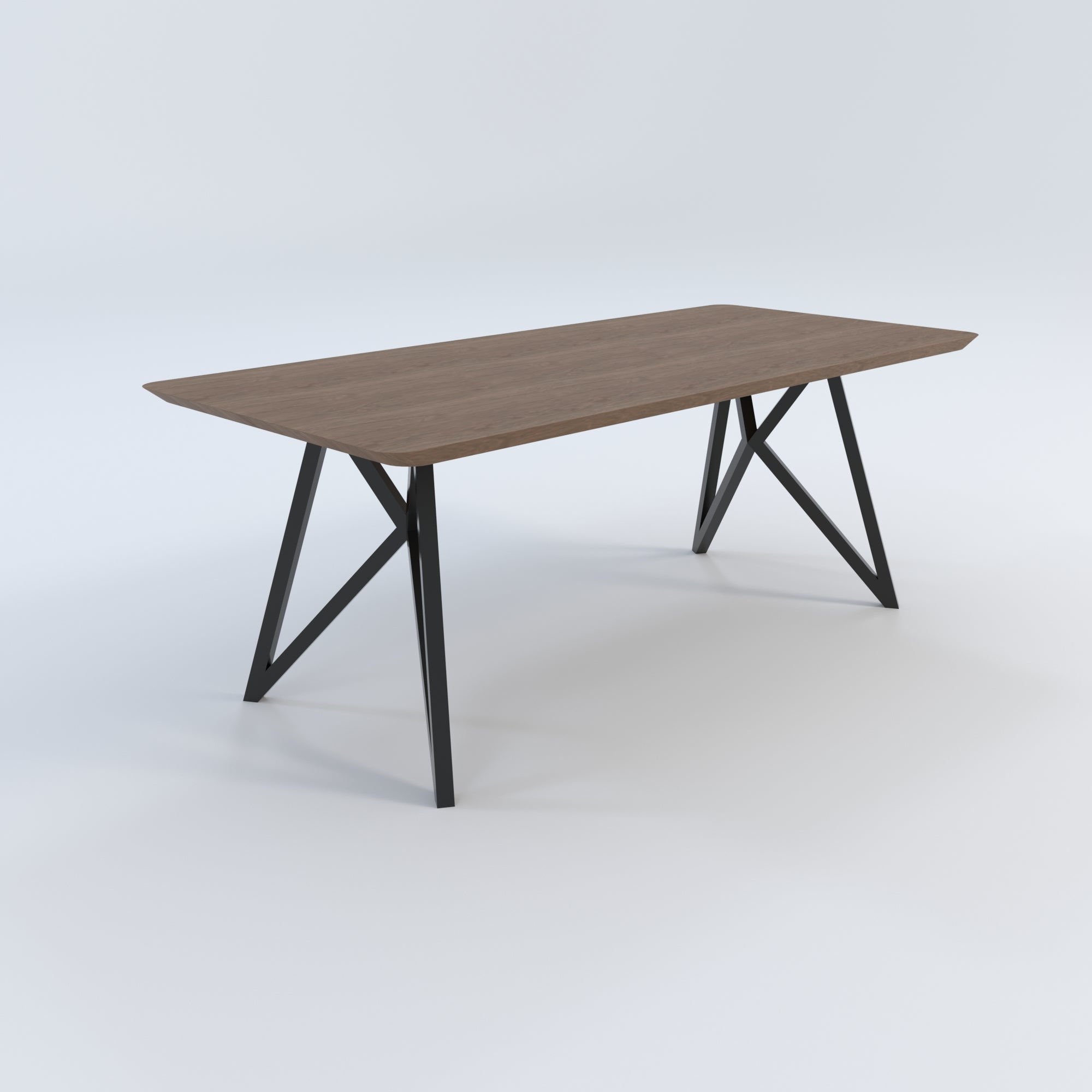 Masă de bucătărie / Living din Lemn Masiv, Round-Cut FREYA - 100CM Lățime (Molid)
