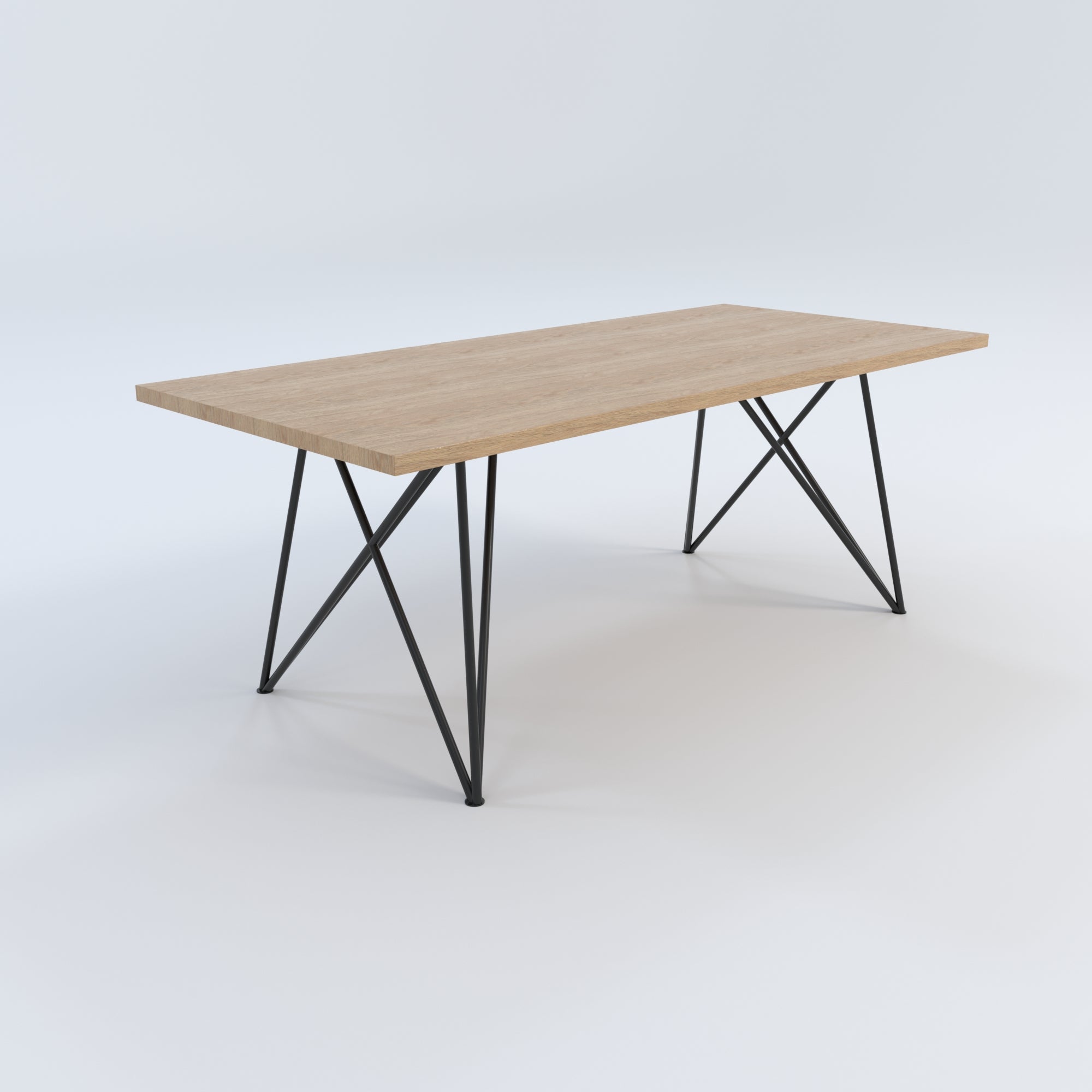 Masă de bucătărie / Living din Stejar Masiv, Standard-Cut Kotys - 90CM Lățime