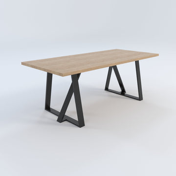 Masă de bucătărie / Living din Stejar Masiv, Standard-Cut Uranus - 90CM Lățime